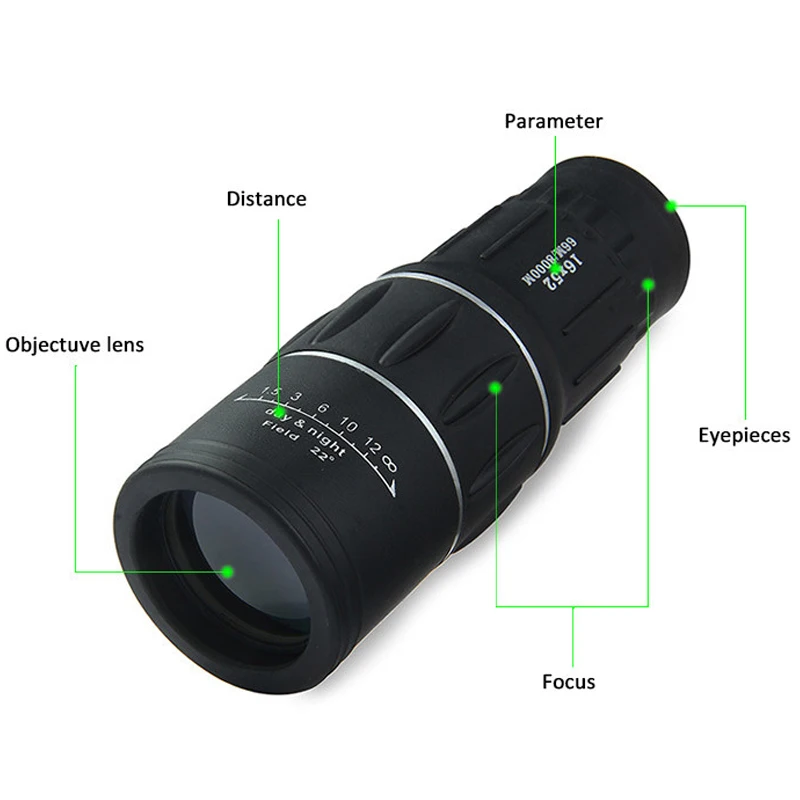 2018 Monocular Telescope16x Zoom Binoculars High powered