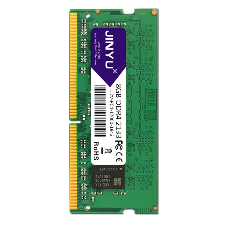 JINYU DDR4 2133 mhz 1,2 V 288Pin DIMM игровой Оперативная память памяти для ноутбука