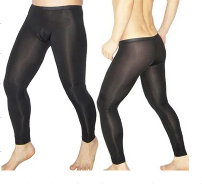 

Free shipping male tight-fitting three-dimensional viscose trousers bags sexy men's lounge pants