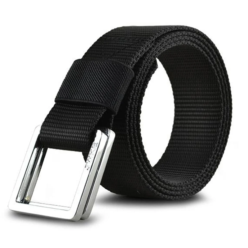 Hot sale 2015 Men Brand Solid Canvas Belts Double loop High Quality Male Strap Military Belt Men ...