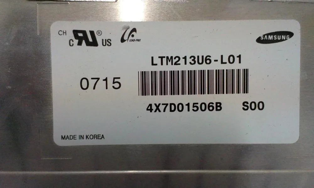 

21.3 inch Industrial Application and high resolution LCD Display LTM213U6-L01 LTM213U6 L01
