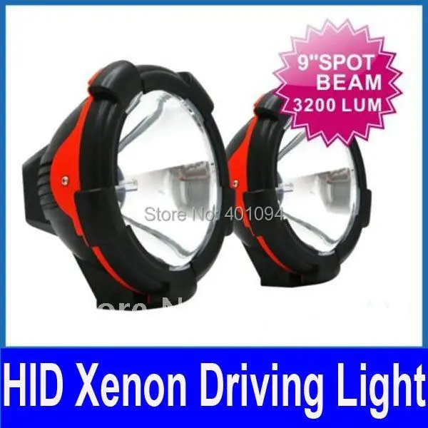 

9" 35W HID Xenon Driving Light Driving Off-Road SUV ATV 4WD UTE 4x4 Spot/Flood Beam Pattern 9-36V Truck 3200lm IP67 Waterproof