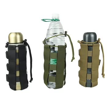

Outdoor Travel Multi-function Multicolor Water Bottle Bag Camping Supplies Portable Camouflage Sports Kettle Set