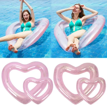 

Inflatable Water Hammock Floating Bed Heart Shape Lounge Chair Drifter Swimming Pool Beach XR-Hot
