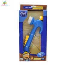 Electric Toy Hammer Plastic Kids Engineer Tools Pretend Play Toy Construction Toys for Boys Children