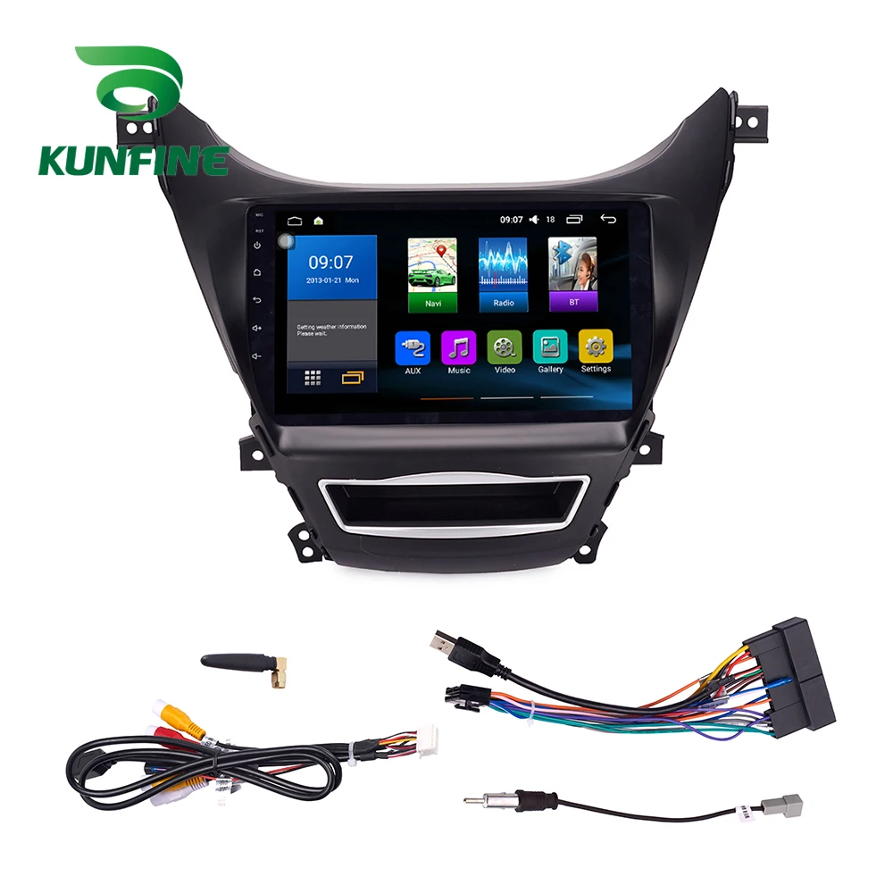 Android Car DVD GPS Navigation Multimedia Player Car Stereo For Hyundai Elantra 2012 Radio Head unit (13)
