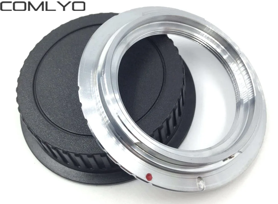 

COMLYO New Silver M42 Lens Screw Mount Adapter with EOS Rear Lens Cap for Canon EOS Camera SLR 70D D750 700D 7D II 5D III