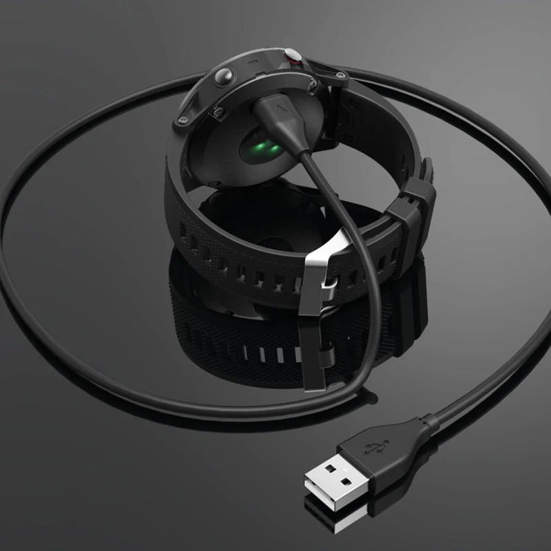 1 м/3,3 фута USB кабель для зарядного устройства Быстрая Зарядка Синхронизация данных Шнур для Garmin Fenix 5 5S 5X Forerunner 935 Vivoactive 3 зарядный кабель