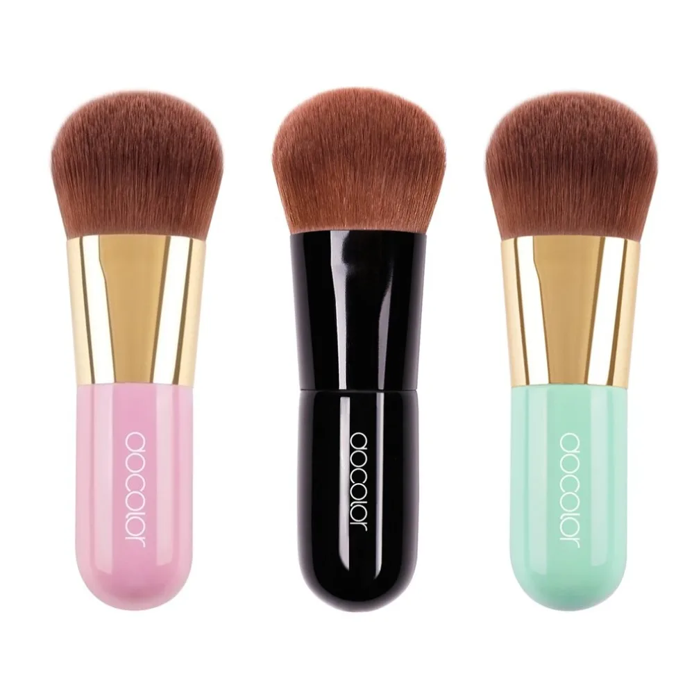 

New Chubby Pier Foundation Brush Flat Cream Makeup Brushes Professional Cosmetic Make-up Brush Portable BB Flat Cream