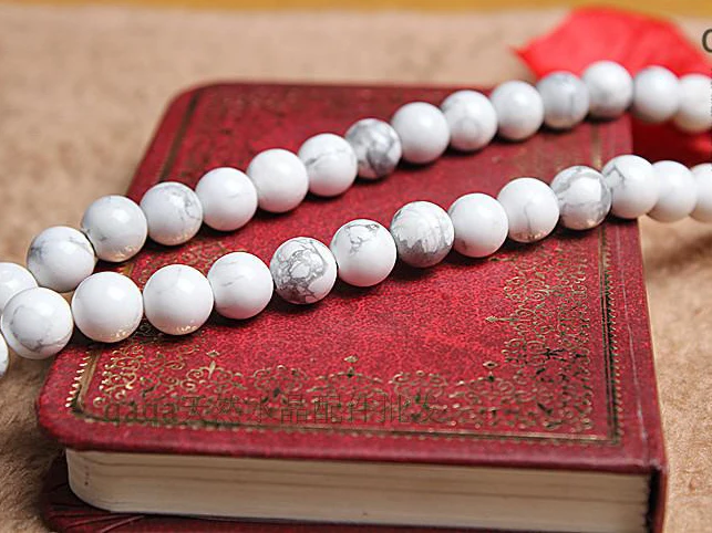 

STENYA 10mm white Gem natural stone bracelet jewelry findings ball spacers beads necklace earring bangle charms Tridacna making