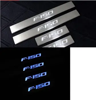 

High-quality LED welcome pedal 2011 -2016 FOR Ford Raptor F150 welcome pedal LED with light door bar body decoration (not suita