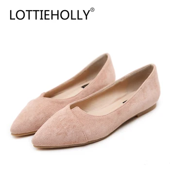 

LOTTIEHOLLY Brand Women Spring Summer Fashion Pointed Toe Casual Shoes Ladies Footwear Women Loafers Shallow Simply #WOS1839