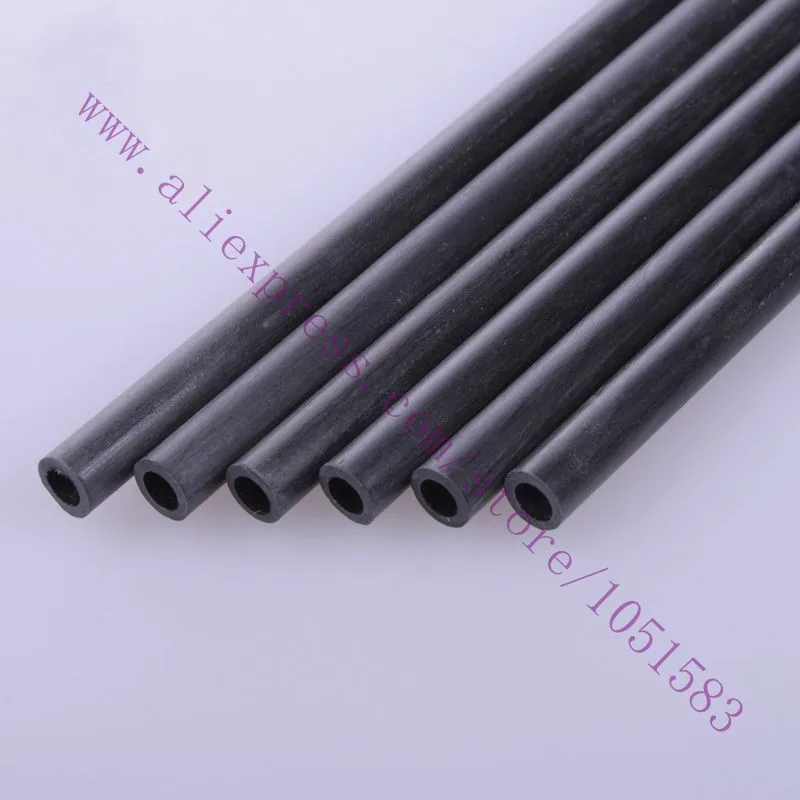 

6Pcs 200mm Carbon fiber tube 6mm OD 4mm ID ,kossel800 Kossel Mini delta 3d printer accessories