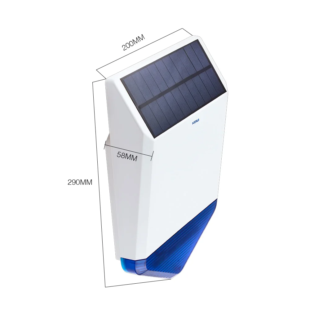 KERUI Умный дом WIFI GSM охранная сигнализация детектор утечки воды Somke ударный