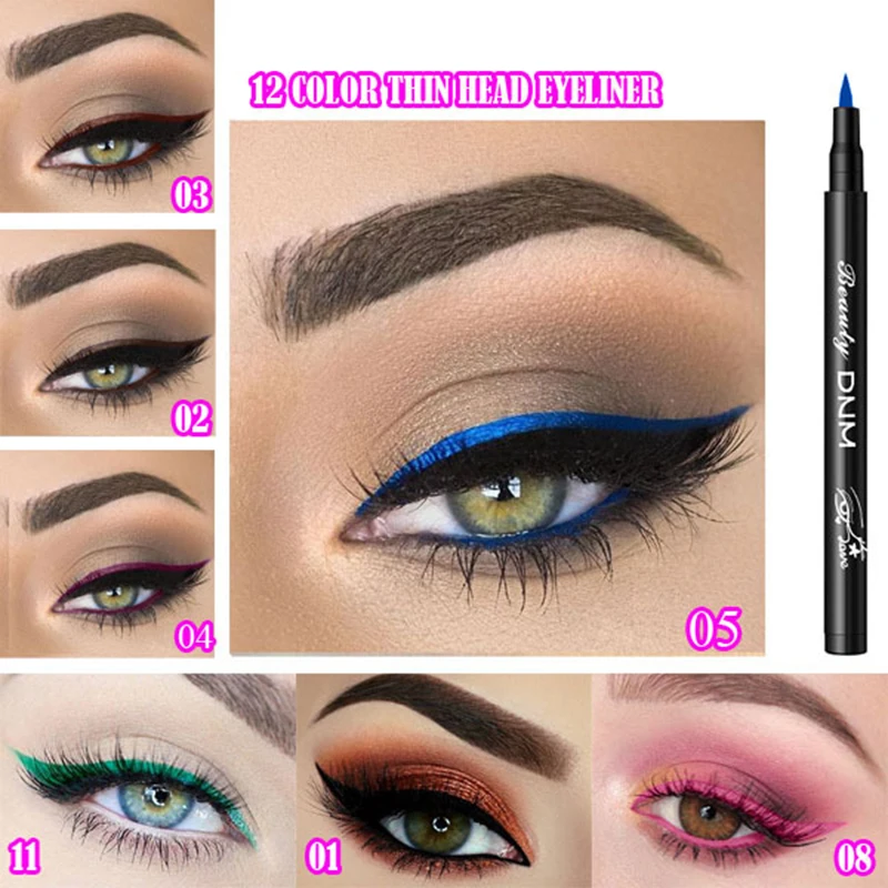 

Waterproof 20Colors Matte Eyeliner Liquid Pencil Easy To Wear Make Up Matte Nude Eye Liner Long lasting Makeup Eyliner PenTSLM2