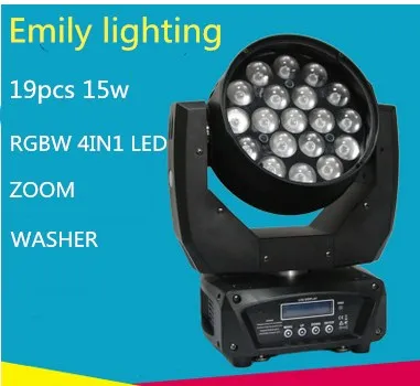 

Osram19pcs15w RGBW4IN1 color moving head led wall washer with zoom stage club party dj disco theatre studio beam lighting
