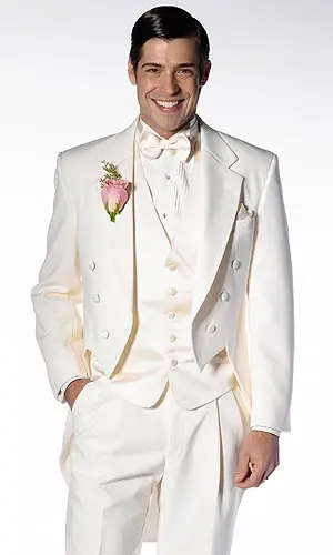 2018 Golden satin elegant men suit Retro italy tuxedos Peaked lapel Wedding suit for men best men Evening party dress 3 pieces