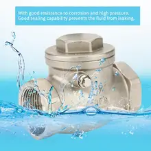 Solenoide воздушный клапан DN32 водяной клапан из нержавеющей стали один способ качели проверьте внутренняя резьба клапана 200PSI для воды масло газа valvula