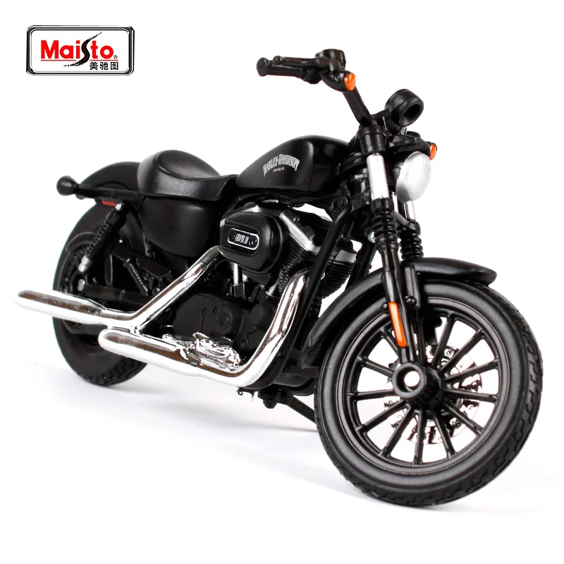 

Maisto 1:18 Harley 2014 Sportster IRON 883 MOTORCYCLE BIKE Model FREE SHIPPING