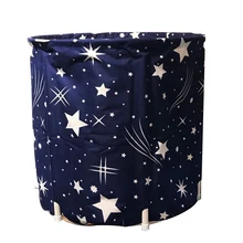 Зимняя Ванна бочка Бытовая взрослая Ванна бочка пластиковый корпус стеганый складной взрослый банный цилиндр артефакт