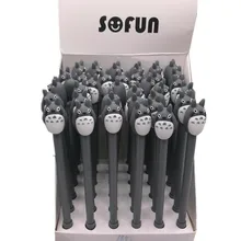 36 шт./упак. Kawaii Тоторо, Япония мультфильм кошка 0,5 мм гелевая ручка/хорошее качество офисные школьные ручки/продвижение подарок ручка водяной