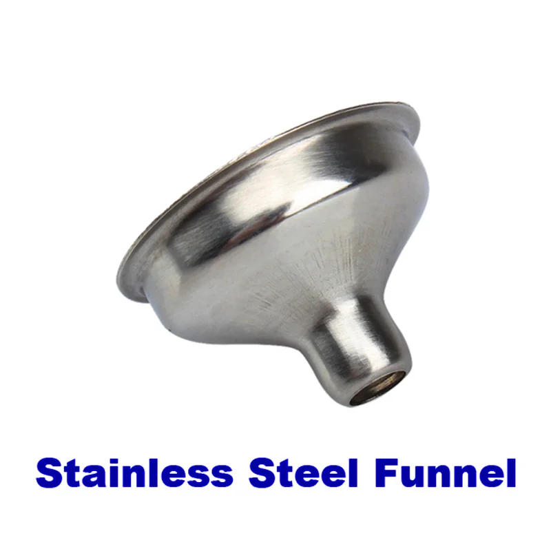 

Stainless Steel Funnel for Hip Flasks Canning Hopper Filter Kitchen Gadgets DTT88