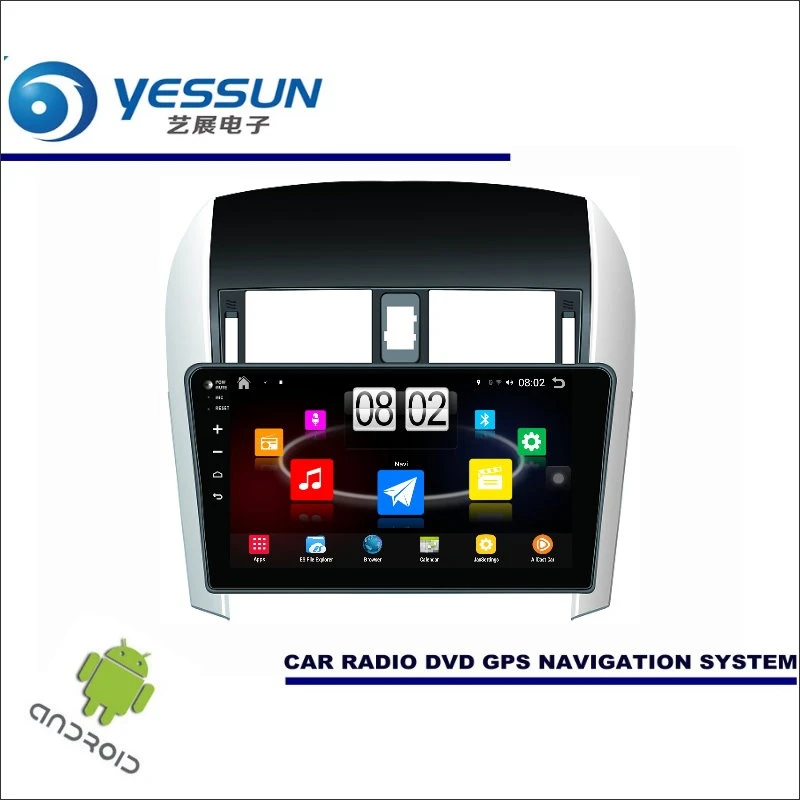 

YESSUN Car Android Player Multimedia For Toyota Corolla 2006~2013 Radio Stereo GPS Nav Navi Map ( no CD DVD ) 10.1" HD Screen