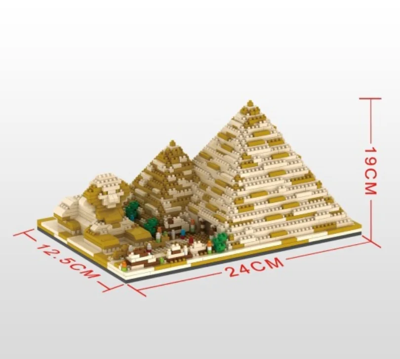 YZ Mini Blocks world famous building Pyramid YZ059