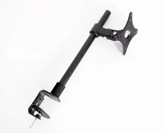 

best Height Adjustable Tilting Swivel Desk Mount 10-22" LCD/LED Screen Bracket Holder Black