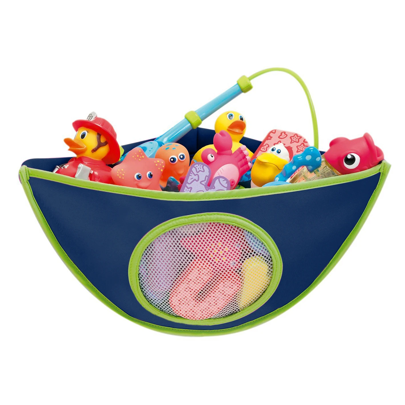 Corner Baby Bath Toy Organiser Blue-in Storage Boxes & Bins from Home