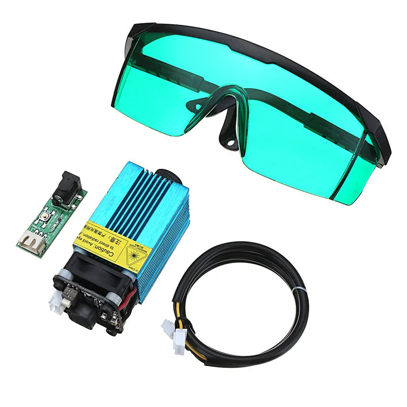 

High Quality EL01 500 405nm 500mW Blue Violet Laser Module PWM Modulation 2.54-3P DIY Engraver