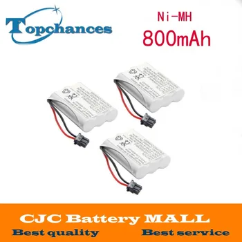 

3 Pcs Home Cordless Phone Battery for Uniden BT-446 BT446 ER-P512 3.6V 800MAH NI-MH