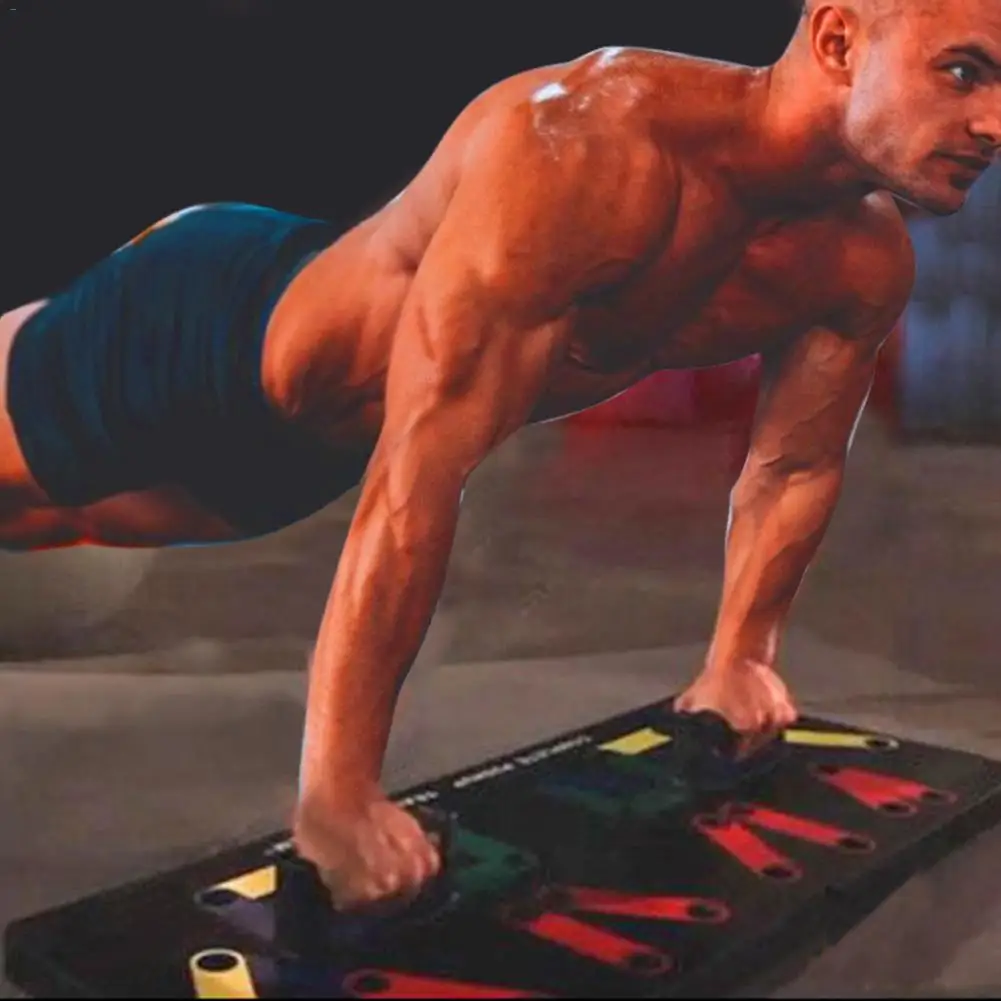 

Power Press Push Up Board Multi-Function I-Shaped Home Fitness Equipment