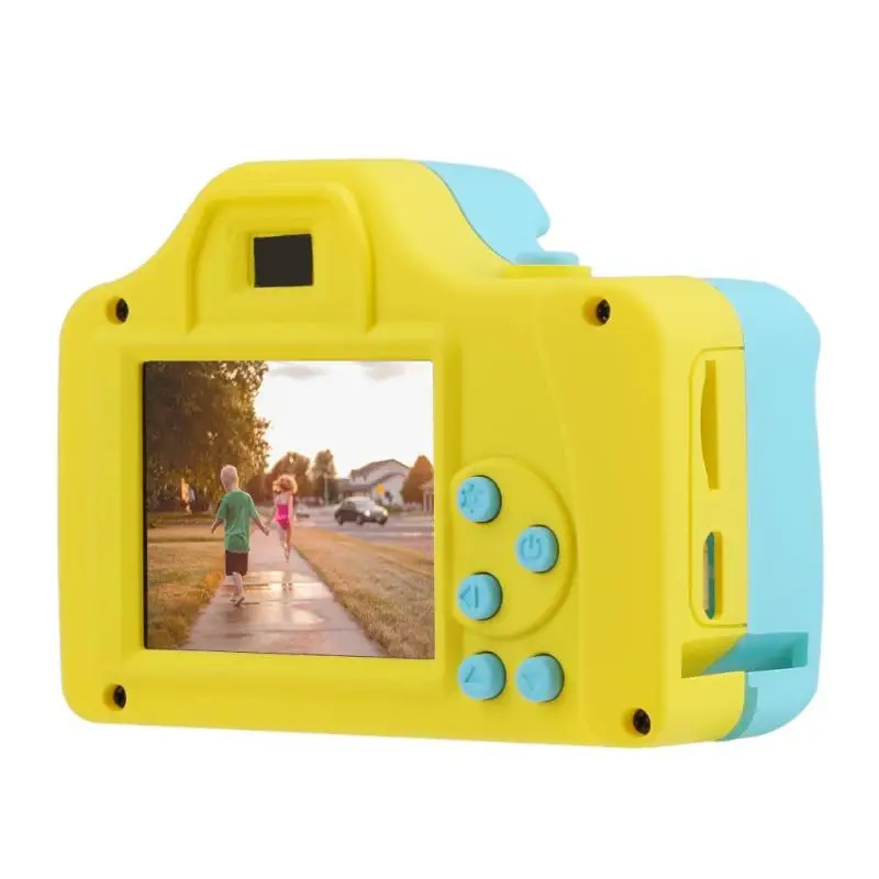 

ALLOYSEED 1.77in Full Color Mini LSR Digital Camera Kids Cute Cartoon Camcorder Video Recorder TF Card Camera Toys for Children