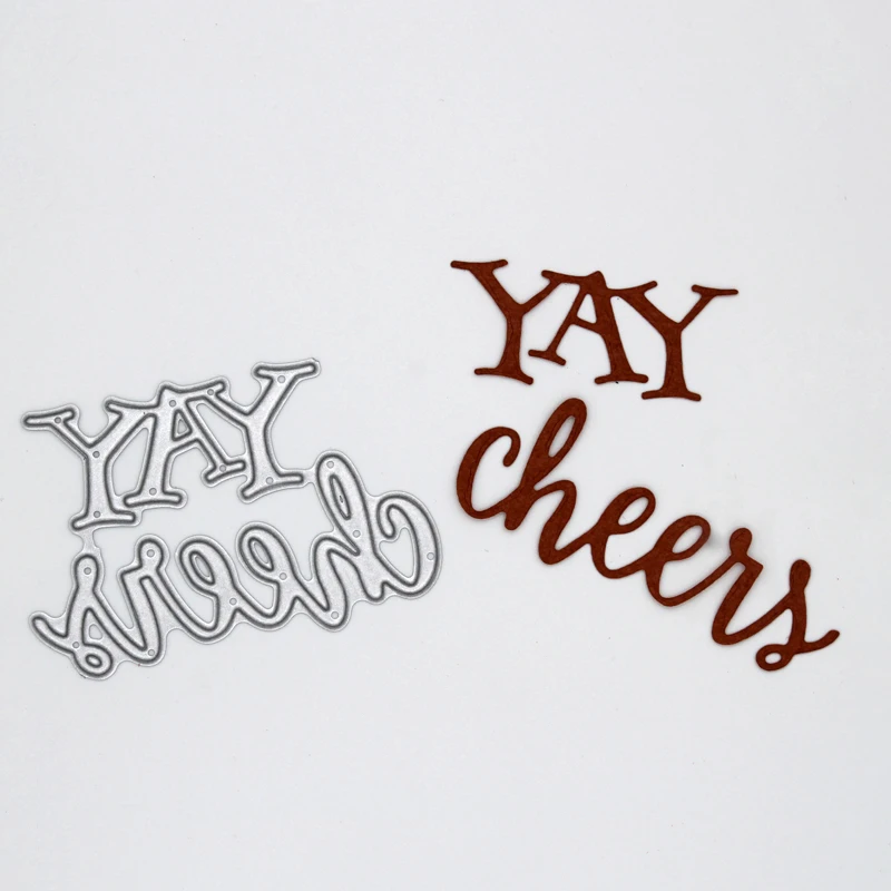 

Letters Metal Cutting Dies Scrapbooking Album Decoration Embossing Paper Card Craft 42*60 mm