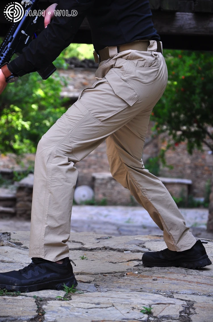 Los hombres al aire libre trekking rápido Pantalones de senderismo Primavera Verano deportes Pesca Pantalones Tactical protección UV camping Pantalones