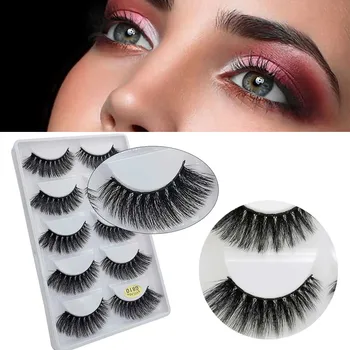 

5Paire 3D False Lashes Fluffy Strip Eyelashes Long Natural Thickening False Lashes Fluffy Strip Eyelashes Long Natural PartyY621