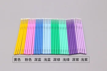 

by dhl or ems 100sets 100pcs/set Disposable Eyelash Brushes Eyelashes Extension Applicator Wand Mascara Makeup brush beauty new