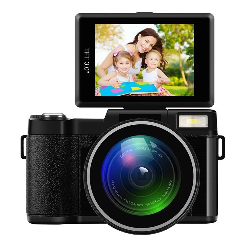 Горячая TTKK Hd 1080P Цифровая камера для путешествий Профессиональная фотография видеокамера домашняя маленькая Slr Автоспуск микро-Одиночная камера