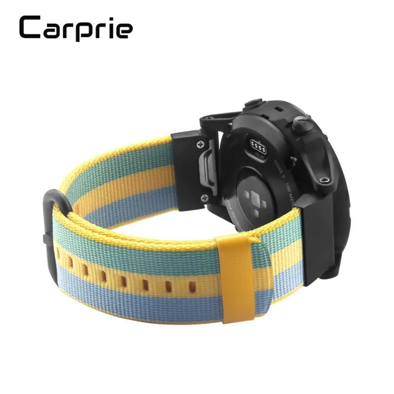 

CARPRIE high quality New Woven Nylon Strap Replacement Quick Release Easy Fit Band for Garmin Fenix 5 dec11 2018