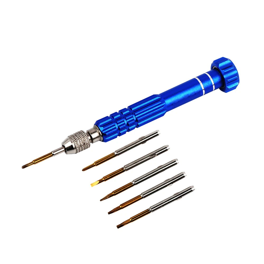 

5 in 1 Precision Screwdriver Set Mobile Phone Repair Tools Kit for iPhone iPad Samsung Tablet Computer Glasses Toy Opening Tool