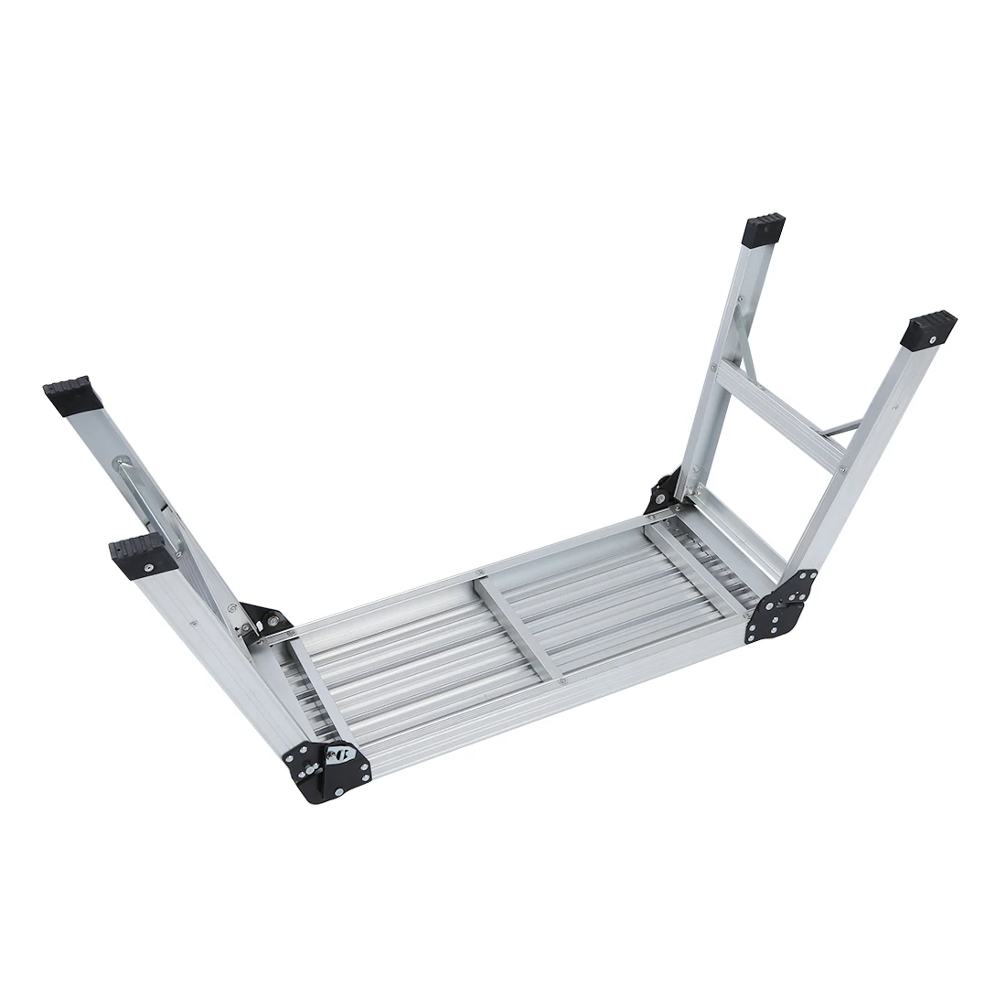 

775MM Aluminium Platform Work Bench Folding Step Ladder EN131& CE 150Kg Hop UP