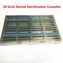 Стоматологическая стерилизация Кассетная стойка лоток коробка для 20 хирургических инструментов