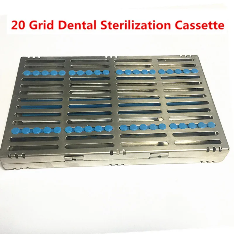 

Dental Sterilization Cassette Rack Tray Box for 20 Surgical Instruments Sale!!