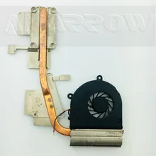 Ноутбук процессор охлаждения радиатора с вентилятором для Toshiba L670 L675 процессор радиатора