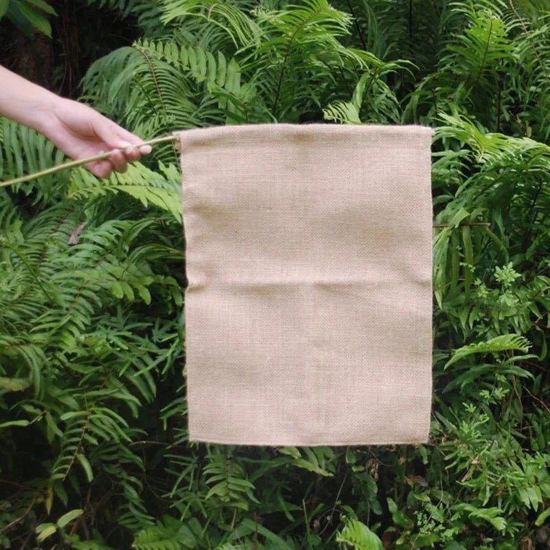 Мешковина для сада флаг 31x46 DIY Liene Yard декоративные флаги висячие дома на заказ