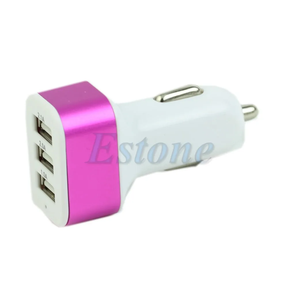 3-USB سيارة مهايئ شاحن منافذ 5.1A ل iPhone6 5 S سامسونج Note4 S5 HTC LG