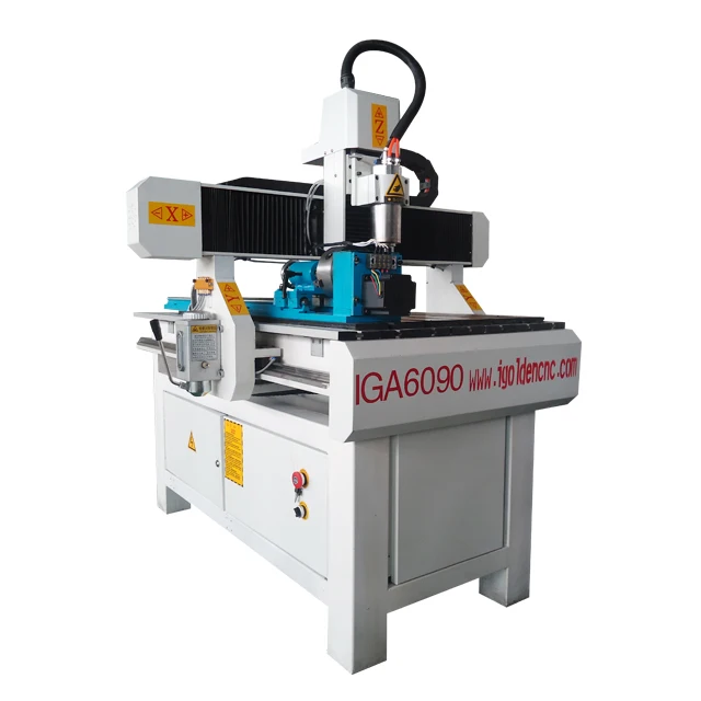 

China wood cnc router 6090 4 axis cnc 3d wood cutting mini cnc machine