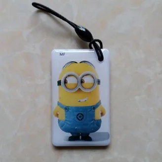 

100pcs/lot UID Changeable IC tag keyfob for mif 1k 13.56MHz Writable mif 0 zero HF ISO14443A