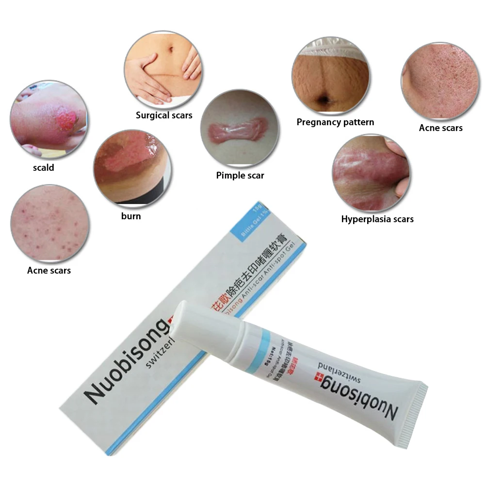 

Nuobisong stretch marks Remove Scar Cream Remove Acne Spots Remove Striae Gravidarum Pigmentation Corrector Anti-Aging Massage